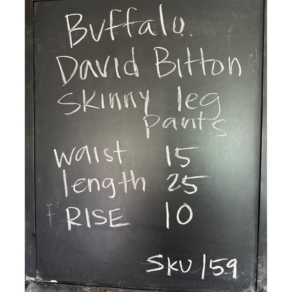 Buffalo David Bitton Havana High Rise Ankle Pants Khaki Tan Skinny Leg 12/32 - Picture 7 of 8